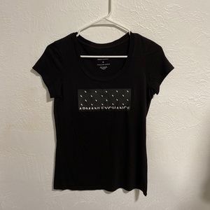 Armani Exchange Black and white T shirt